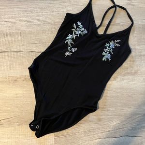 American Eagle Black bodysuit